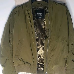 Army green stylish bomber